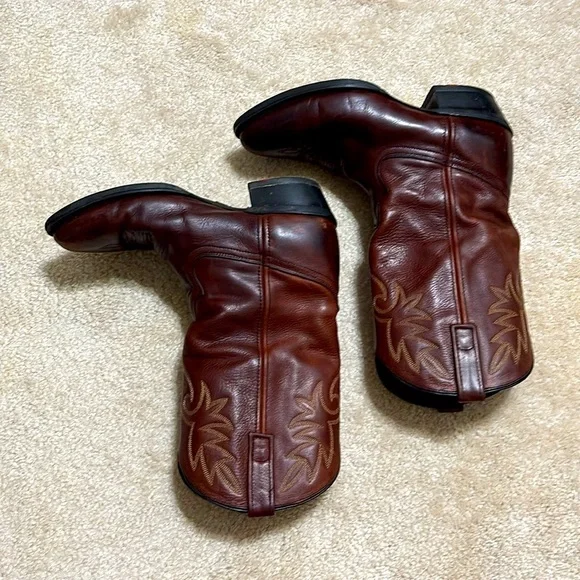 Men’s Dingo Brown Cowboy 12” Western Boots D105981 Size 9D - Picture 6 of 8